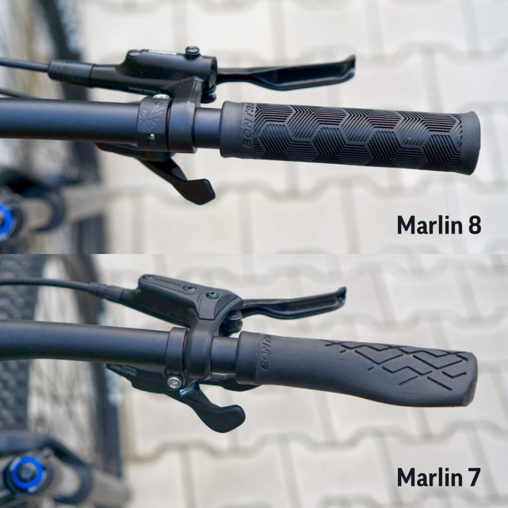 Trek Marlin 7 und 8: Verschiedene Griffe