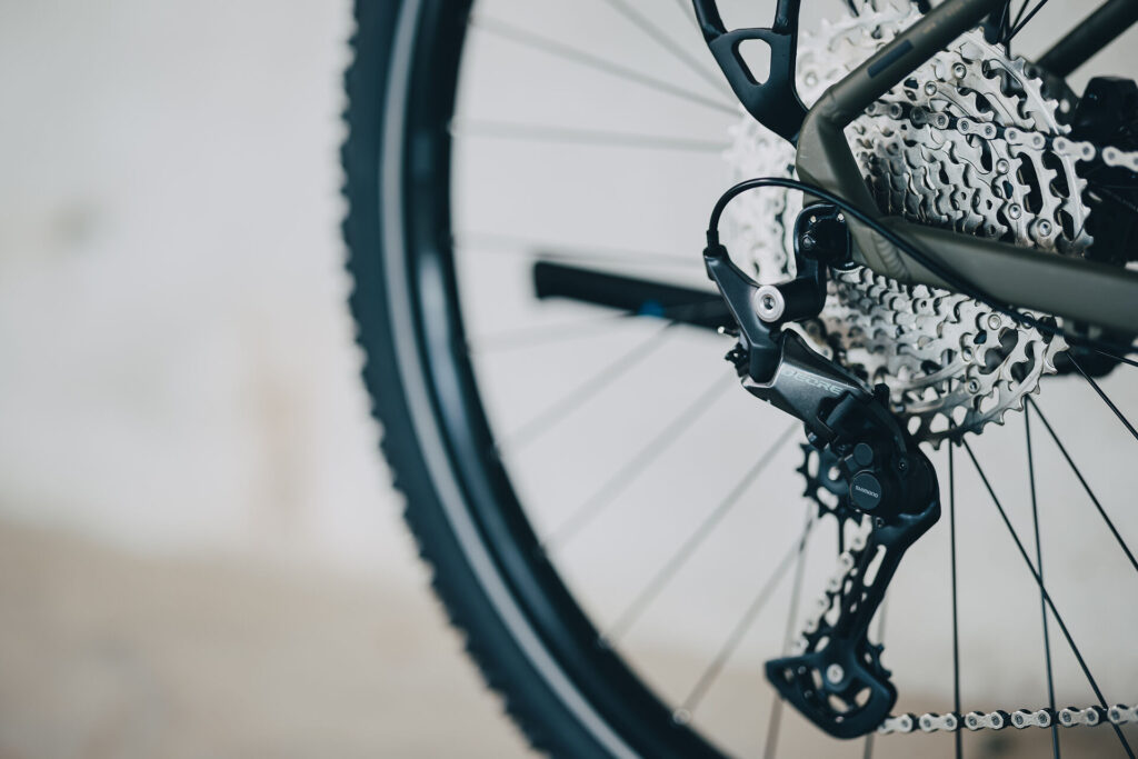 Nahaufnahme Gangschaltung Cube AIM SLX FE