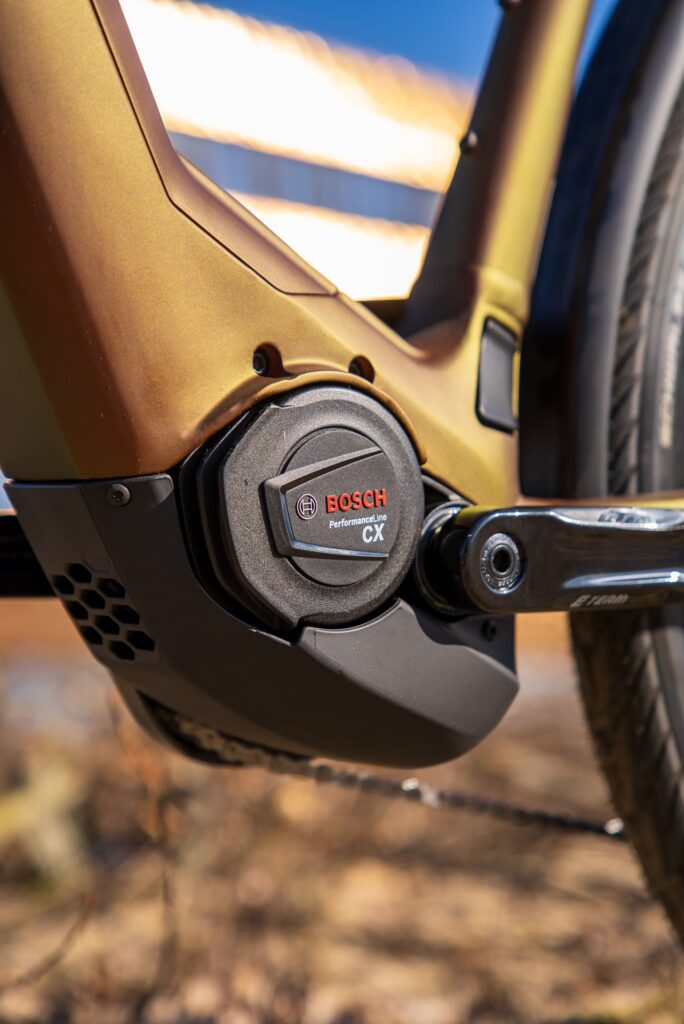Bosch Performance Line CX Motor an KTM E-Bike, Detailansicht für Vergleich der MACINA Style Modelle.