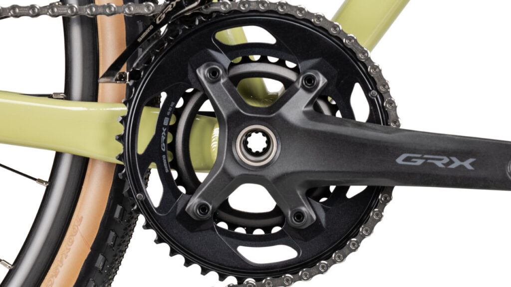 Detailansicht Shimano KTM Gravelator 10 keen green black Gravelbike Modell 2026
